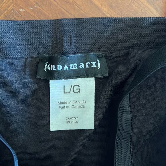 Gilda Marx Black Fishnet Top Shelf Bra Removable Straps Size Large (runs small) - Picture 5 of 9